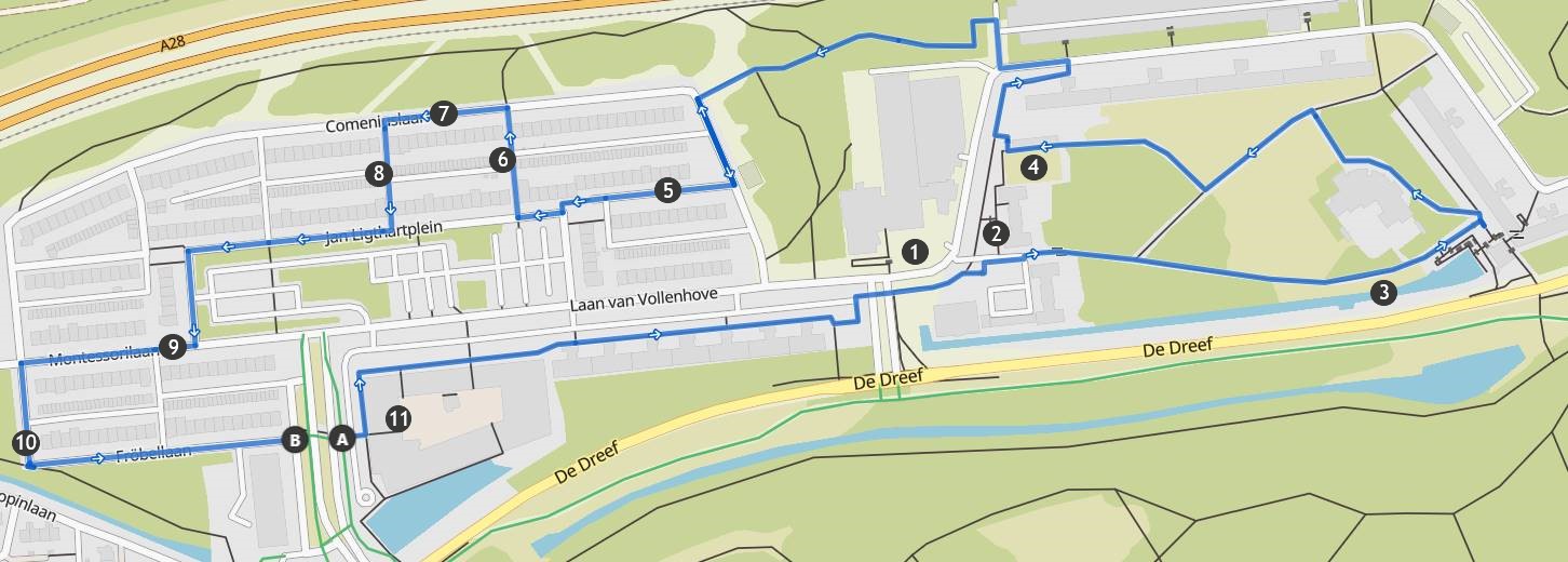 wandeling pedagogenbuurt